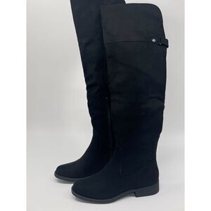 Sun + Stone Women's Allicce Over The Knee Boots - Black 5.5M